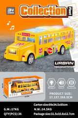 B/O SCHOOL BUS W/LIGHT & SOUND,