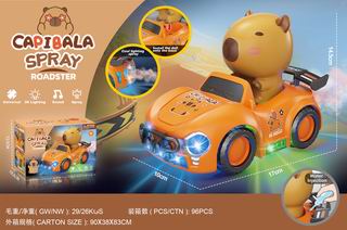 B/O CAR W/LIGHT & MUSIC & SPRAY,