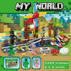 BUILDING BLOCK W/LIGHT 433PCS,