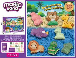 COLOR DOUGH SET 14PCS,