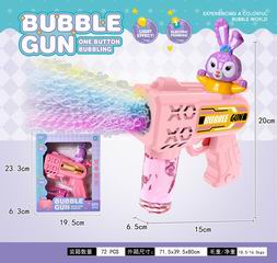 B/O BUBBLE GUN W/LIGHT,