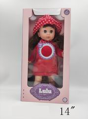 14 INCH DOLL W/MUSIC,