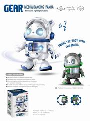 B/O GEAR MECHA DANCING PANDA W/LIGHT & MUSIC,