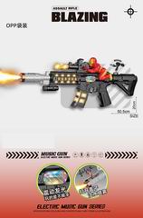 B/O GUN W/LIGHT & SOUND & SPRAY,