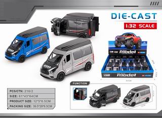 1:32 PULL BACK DIE-CAST CAR 12PCS,