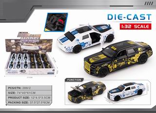 1:32 PULL BACK DIE-CAST CAR 12PCS,