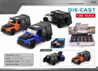 1:32 PULL BACK DIE-CAST CAR 12PCS,