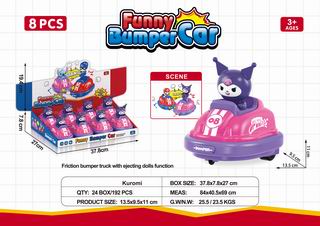 FRICTION BUMPER CAR 8PCS,