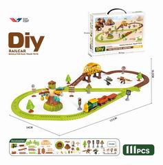 DIY B/O TRACK CAR 111PCS,