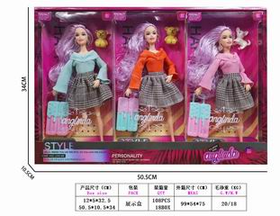 11.5 INCH DOLL 6PCS,