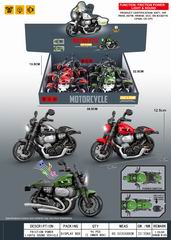 FRICTION MOOTORCYCLE W/LIGHT & MUSIC 8PCS,