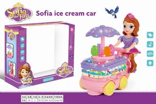 B/O ICE CREAM CAR W/LIGHT,