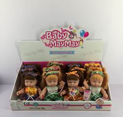 24CM DOLL W/SOUND 12PCS,