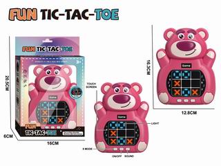 TIC-TAC-TOE GAME MACHINE W/LIGHT & MUSIC,
