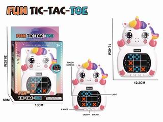 TIC-TAC-TOE GAME MACHINE W/LIGHT & MUSIC,