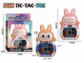 TIC-TAC-TOE GAME MACHINE W/LIGHT & MUSIC,
