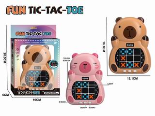 TIC-TAC-TOE GAME MACHINE W/LIGHT & MUSIC,