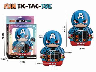 TIC-TAC-TOE GAME MACHINE W/LIGHT & MUSIC,