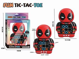 TIC-TAC-TOE GAME MACHINE W/LIGHT & MUSIC,