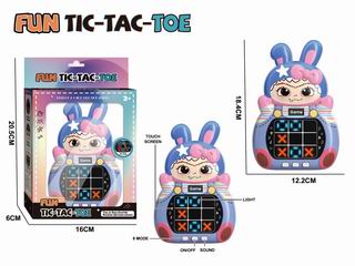 TIC-TAC-TOE GAME MACHINE W/LIGHT & MUSIC,
