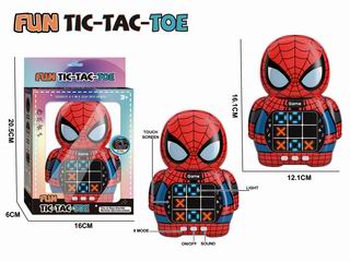 TIC-TAC-TOE GAME MACHINE W/LIGHT & MUSIC,