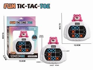 TIC-TAC-TOE GAME MACHINE W/LIGHT & MUSIC,