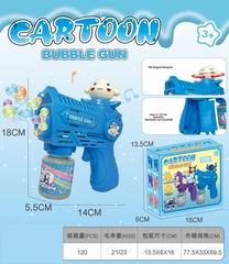 B/O BUBBLE GUN W/LIGHT,