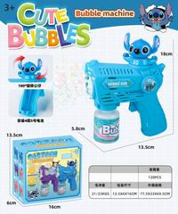 B/O BUBBLE GUN W/LIGHT,