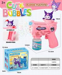 B/O BUBBLE GUN W/LIGHT,