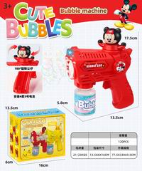 B/O BUBBLE GUN W/LIGHT,