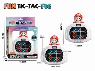 TIC-TAC-TOE GAME MACHINE W/LIGHT & MUSIC,