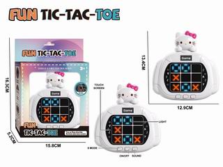 TIC-TAC-TOE GAME MACHINE W/LIGHT & MUSIC,