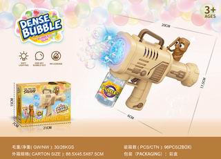 B/O BUBBLE GUN W/LIGHT,