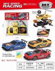 DIY CAR W/LIGHT & SOUND,