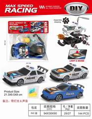 DIY CAR W/LIGHT & SOUND,