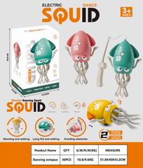 B/O DANCING OCTOPUS W/LIGHT & MUSIC,