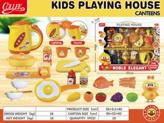 KITCHEN SET W/LIGHT & SOUND,