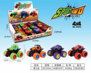 FRICTION STUNT CAR 12PCS,