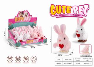 WAND UP RABBIT 12PCS,