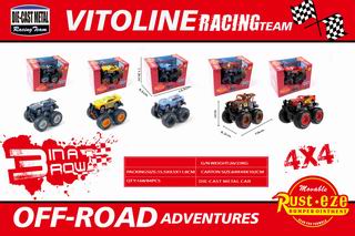 FRICTION STUNT DIE-CAST CAR,