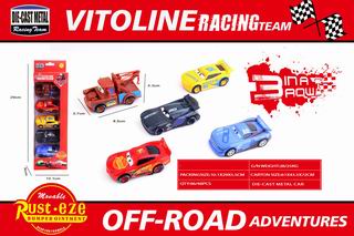 PULL BACK DIE-CAST CAR 5PCS,