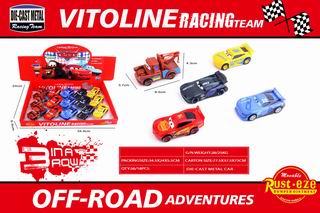 PULL BACK DIE-CAST CAR 15PCS,