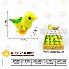 WAND UP BIRD 12PCS,