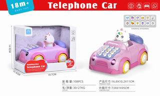 B/O TELEPHONE CAR W/LIGHT & MUSIC,
