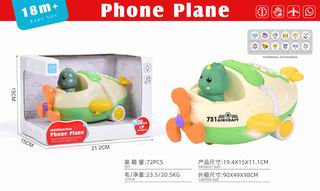 B/O PHONE PLANE W/LIGHT & MUSIC,