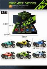 1:32 FRICTION DIE-CAST CAR 12PCS,