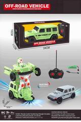 2 CHANNEL R/C DEFORMATION CAR W/LIGHT,