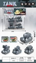 PULL BACK TANK 4PCS,