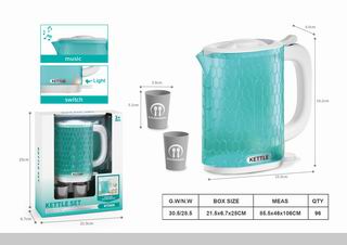 KETTLE SET W/LIGHT & SOUND,