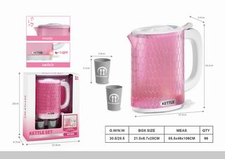 KETTLE SET W/LIGHT & SOUND,